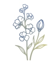 Larkspur Flower Logo Only
